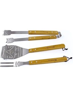 BRISA VW Collection - Volkswagen Stainless Steel Grill Cutlery Set T1 Bus NEW
